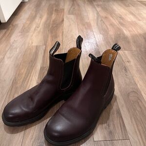 Blundstone Burgundy Ankle Boots